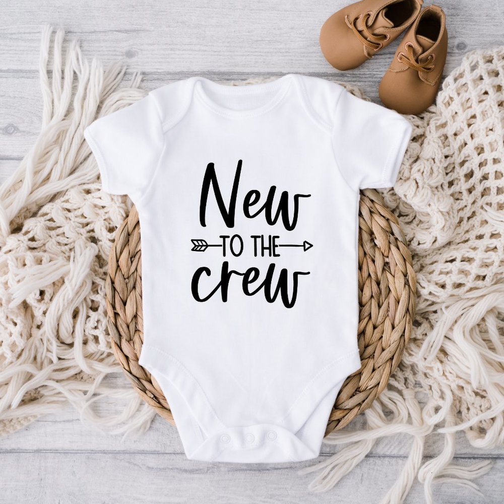 New To The Crew Baby Onesie